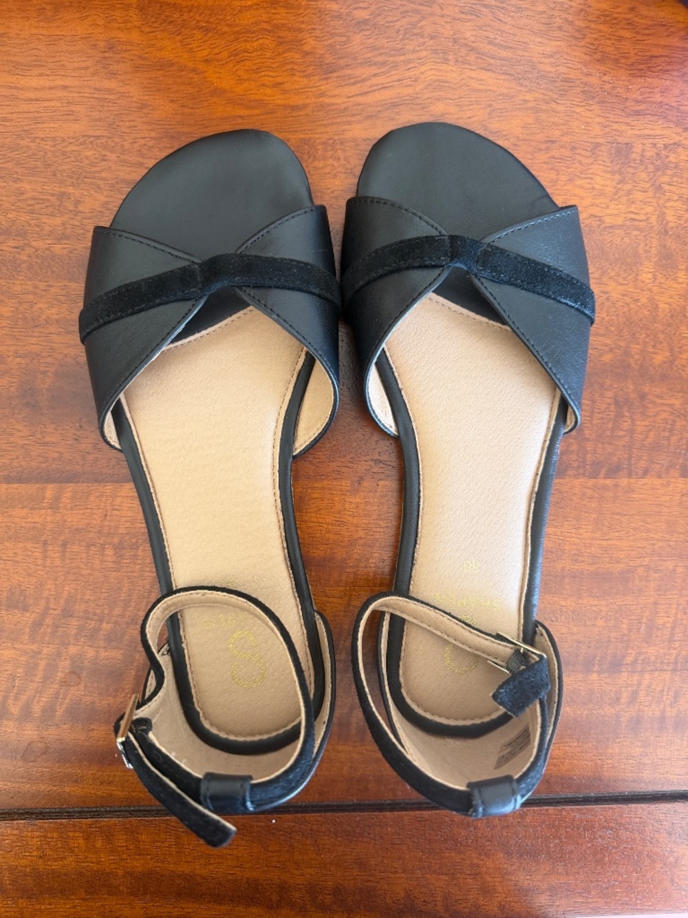 SHAPEN PETAL FLATS Sandals Barefoot Dress Shoes Size 36 Approximate Size 7 US - Picture 2 of 16